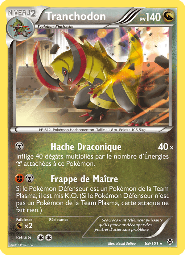 Tranchodon, carte 69 de Explosion Plasma