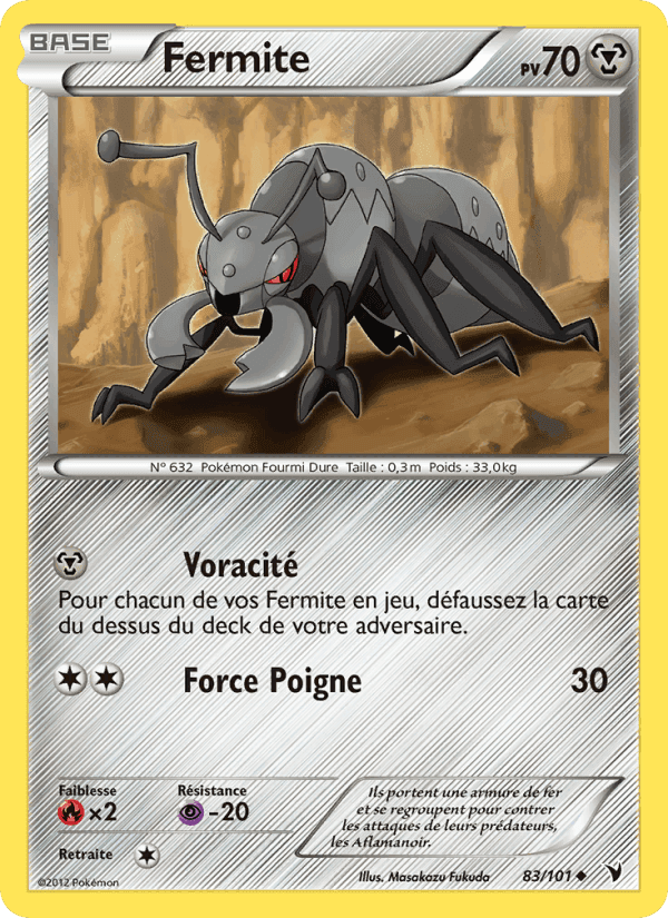 Fermite, carte 83 de Nobles Victoires