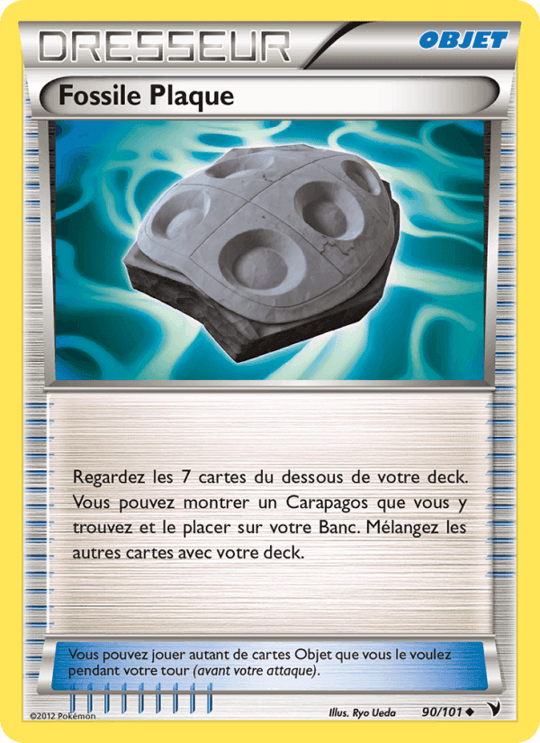 Fossile Plaque, card 90 from Nobles Victoires