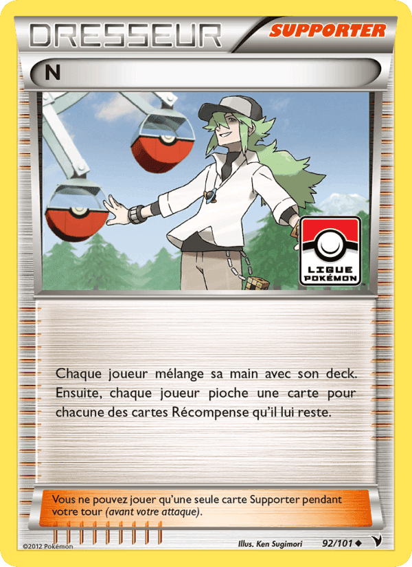N, carte 92 de Nobles Victoires