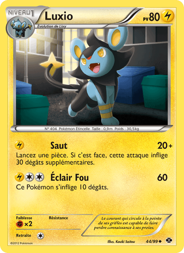 Luxio, carta 44 di Destinées Futures