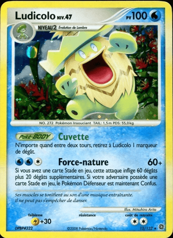 Ludicolo, carta 13 de Merveilles Secrètes