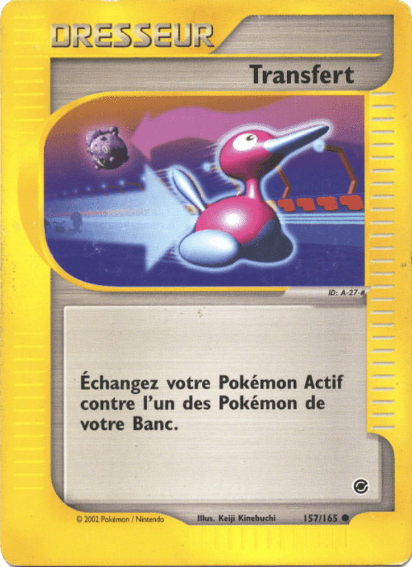 Transfert, carte 157 de Expedition