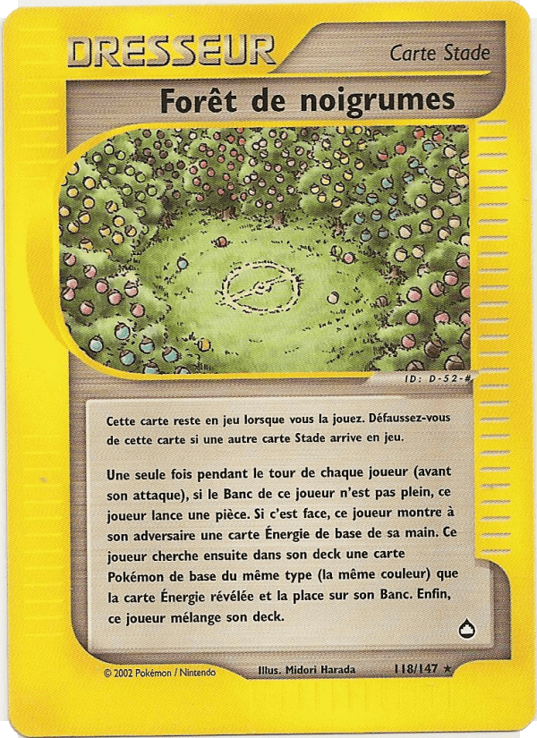 Forêt de noigrumes, card 118 from Aquapolis