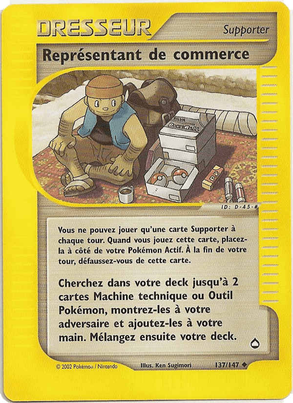 Représentant de commerce, card 137 from Aquapolis