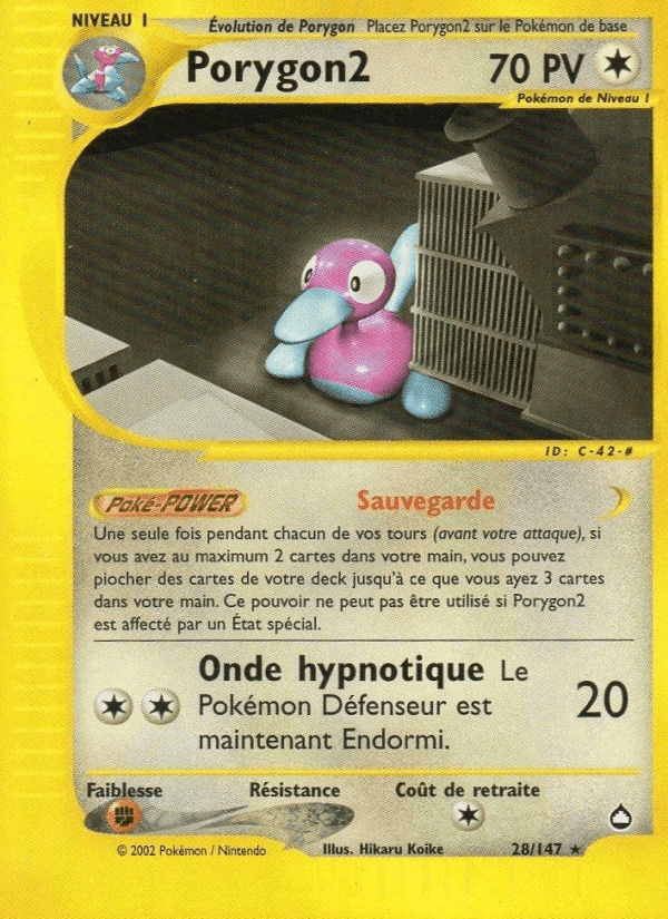 Porygon2, carte 28 de Aquapolis