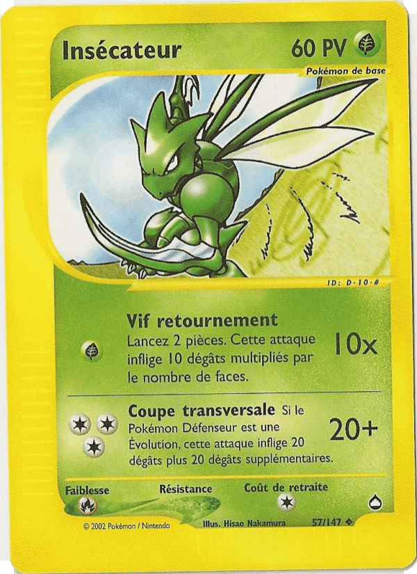 Insécateur, carte 57 de Aquapolis