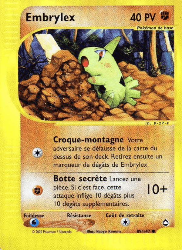 Embrylex, carte 89 de Aquapolis