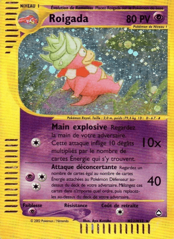 Roigada, carte H22 de Aquapolis