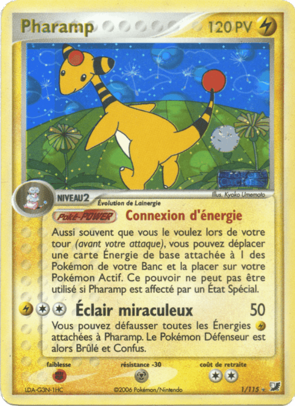 Pharamp, carta 1 de EX Forces Cachées
