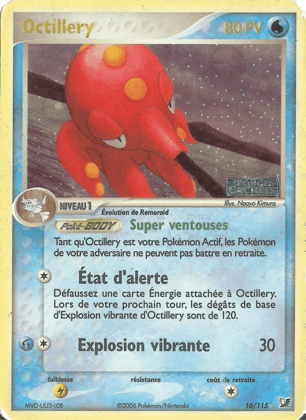 Octillery, carta 10 de EX Forces Cachées