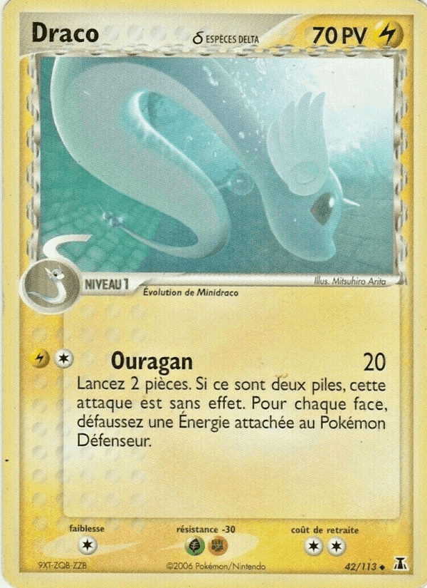 Draco δ, carte 42 de EX Espèces Delta