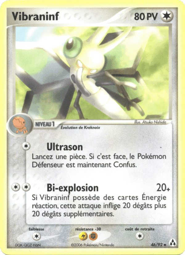 Vibraninf, carte 46 de EX Créateurs de légendes