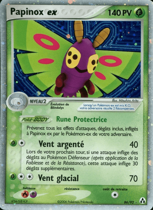 Papinox ex, carte 86 de EX Créateurs de légendes
