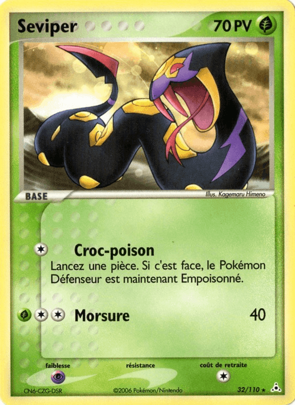 Séviper, carta 32 de EX Fantômes Holon