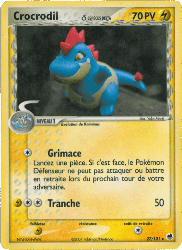 Crocrodil δ, carte 27 de EX Île des Dragons