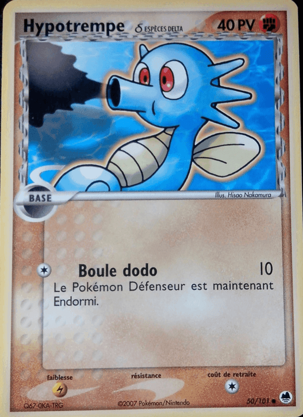 Hypotrempe δ, carte 50 de EX Île des Dragons