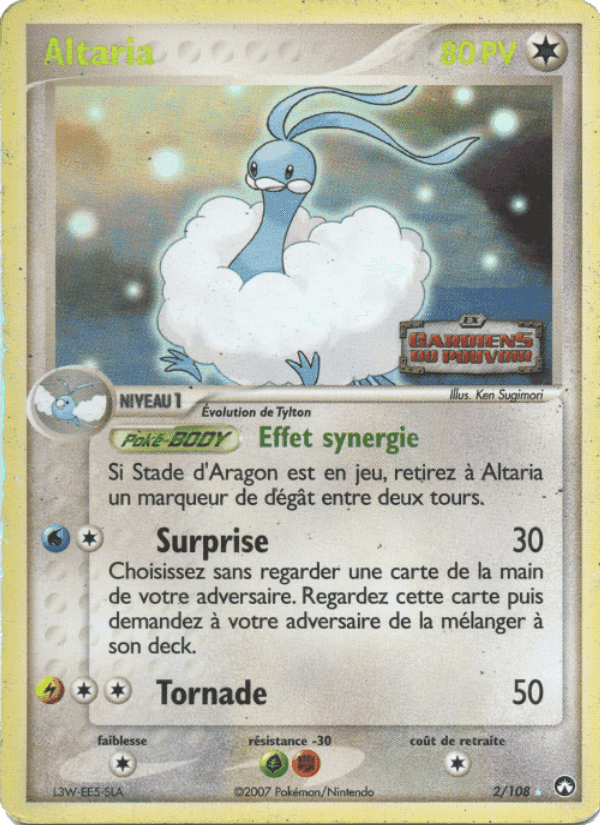 Altaria, carte 2 de EX Gardiens du Pouvoir