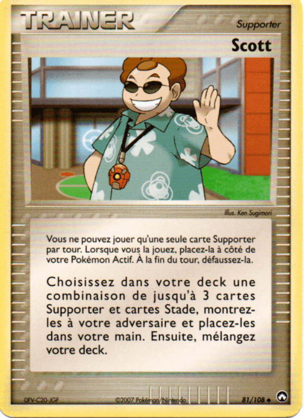 Scott, card 81 from EX Gardiens du Pouvoir