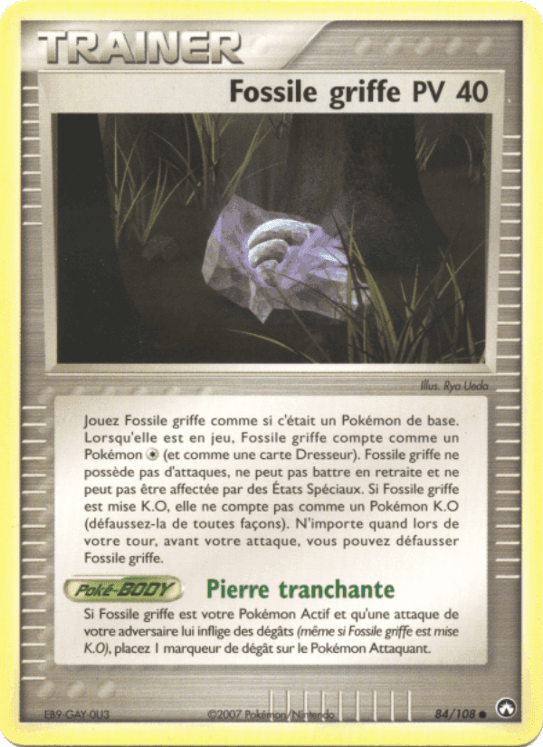 Fossile griffe, carte 84 de EX Gardiens du Pouvoir