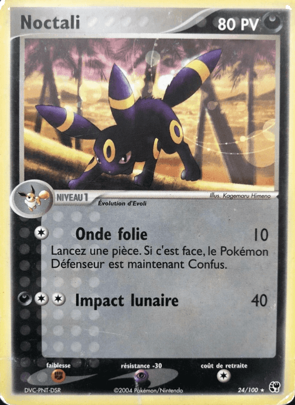 Noctali, carta 24 de EX Tempête de sable