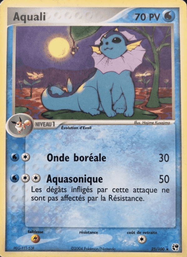 Aquali, carte 25 de EX Tempête de sable