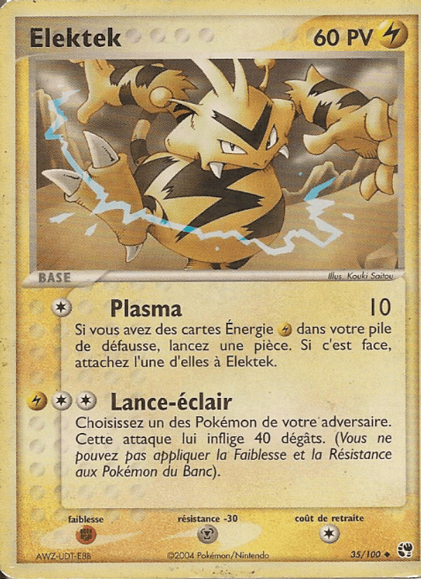 Elektek, carte 35 de EX Tempête de sable