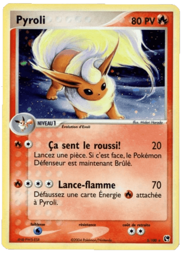 Pyroli, carte 5 de EX Tempête de sable