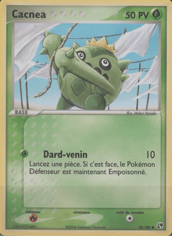 Cacnea, carte 58 de EX Tempête de sable