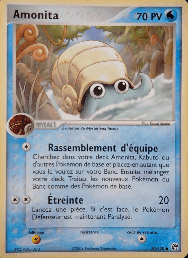 Amonita, carte 70 de EX Tempête de sable
