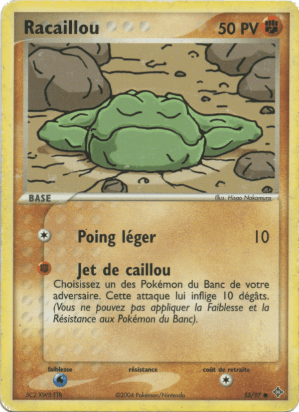 Racaillou, carte 55 de EX Dragon