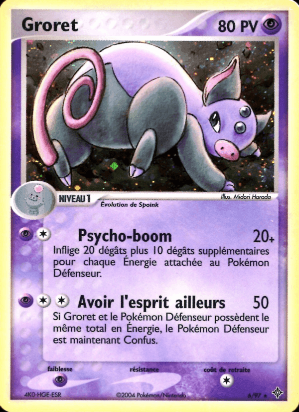 Groret, carte 6 de EX Dragon