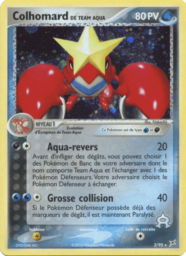 Colhomard de Team Aqua, carte 2 de EX Team Magma vs Team Aqua