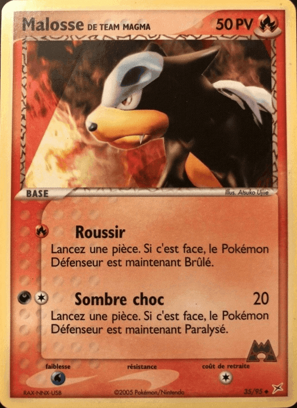 Malosse de Team Magma, carte 35 de EX Team Magma vs Team Aqua