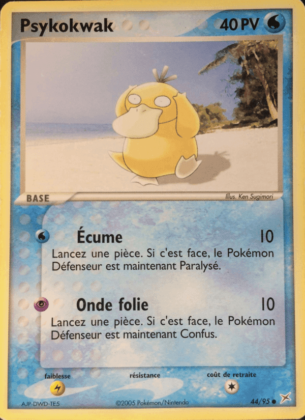 Psykokwak, carte 44 de EX Team Magma vs Team Aqua