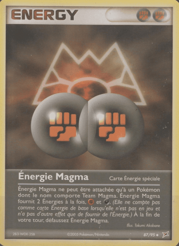 Énergie Magma, carta 87 di EX Team Magma vs Team Aqua