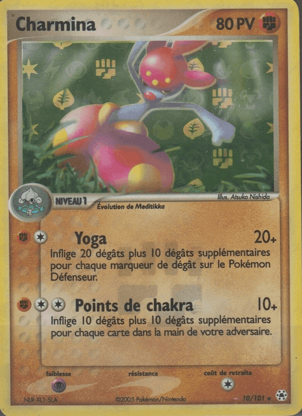 Charmina, carte 10 de EX Légendes Oubliées