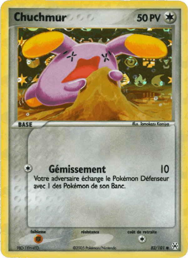 Chuchmur, carte 82 de EX Légendes Oubliées