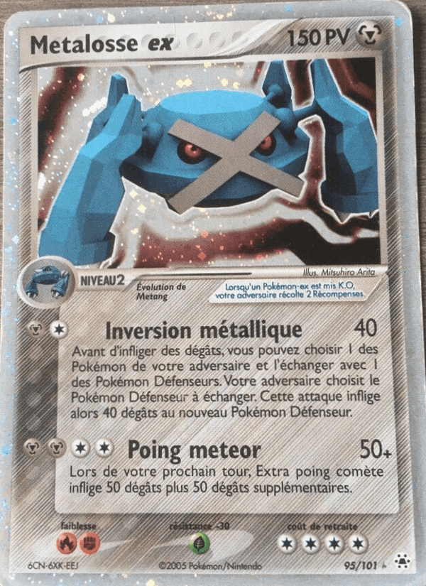 Metalosse ex, carte 95 de EX Légendes Oubliées