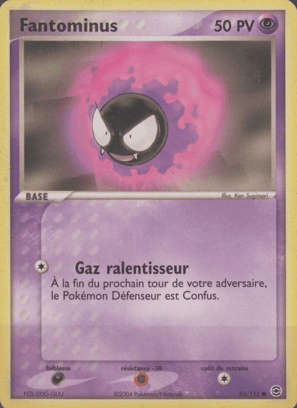 Fantominus, carte 63 de EX Rouge Feu & Vert Feuille