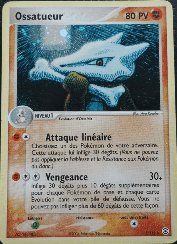 Ossatueur, carte 7 de EX Rouge Feu & Vert Feuille