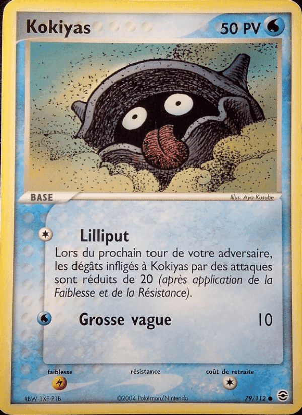 Kokiyas, carta 79 di EX Rouge Feu & Vert Feuille