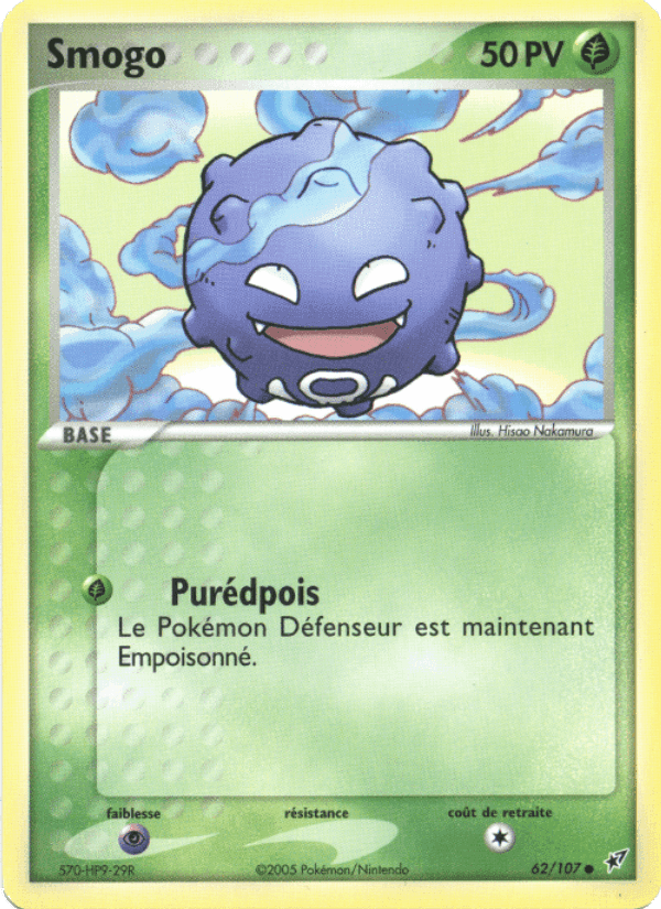 Smogo, card 62 from EX Deoxys