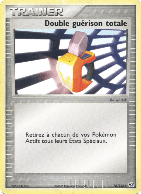Double guérison totale, carta 76 de EX Émeraude