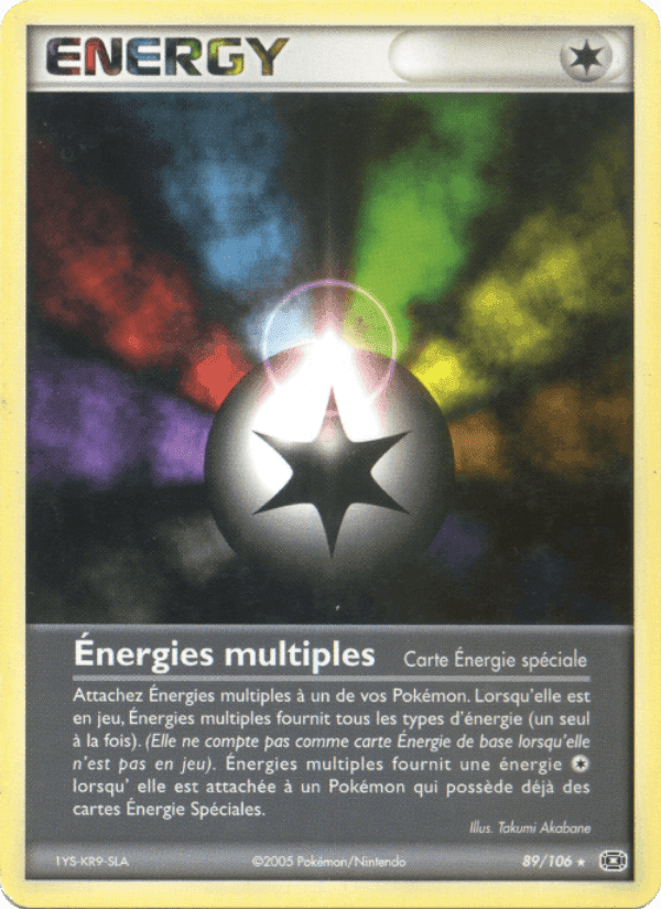 Énergies multiples, carte 89 de EX Émeraude