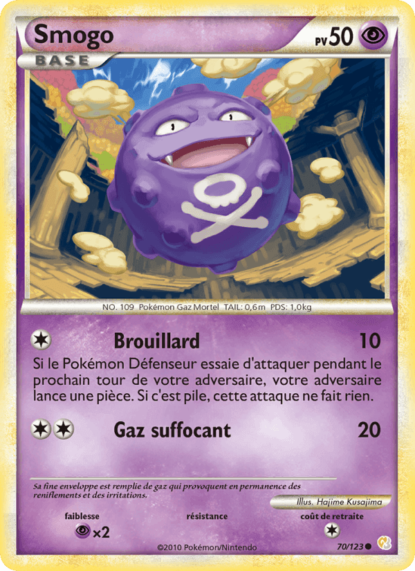 Smogo, card 70 from HeartGold SoulSilver