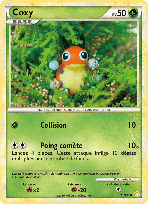 Coxy, card 71 from HeartGold SoulSilver