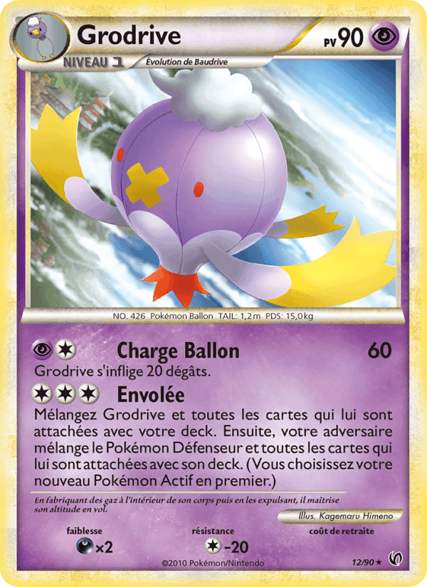 Grodrive, carte 12 de Indomptable