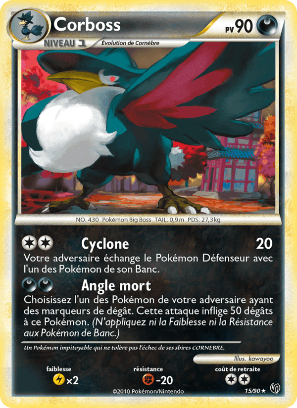 Corboss, carte 15 de Indomptable