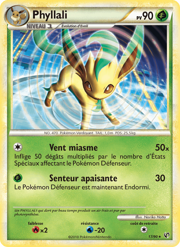 Phyllali, carte 17 de Indomptable